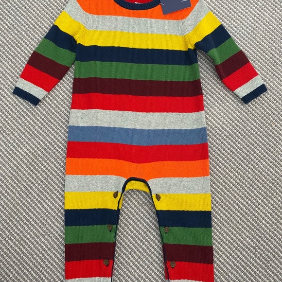NWT Baby Gap Stripe Sweater One Piece 12-18MO - Picture 3 of 7